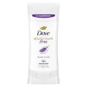 Dove Beauty Aluminum Free Lavender & Vanilla Deodorant Stick - 2.6oz - 1 of 4