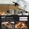 Ca'Lefort Kitchen Electric Mixer with 6 Qt Stainless Steel Mixing Bowl, Beater, Dough Hook and Splash Guard Silver - 4 of 4