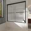 ONWITH 50 in. - 54 in. W x 72 in. H Sliding Framed Shower Door in Oil Rubbed Bronze with Clear Glass - 3 of 3