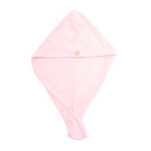 Unique Bargains Water-absorbent Solid Hair Towel 1 Pc - 1 of 3