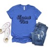 Simply Sage Market Women's Baseball Vibes Cursive Short Sleeve Graphic Tee - 3 of 4
