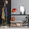 Console table,43 inch 2-story entrance table,narrow sofa table with storage space,for living room,hallway and foyer - 4 of 4