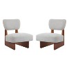 NicBex 16.5" Modern Lounge Chair Upholstered Accent Chair for Living Room,Set of 2,Polyester Seating for Living Room,Bedroom&Office - 4 of 4