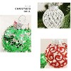 25-Pack Shatterproof Christmas Ball Ornaments, 2.36-Inch 6-Color Mixed Set for Holiday Displays and Table Centerpieces - 4 of 4