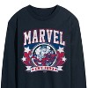 Men's - Marvel - Collegiate Americana Long Sleeve Graphic T-Shirt - 2 of 4