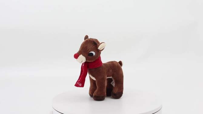 Animal Adventure 7&#34; Stuffed Toy - Rudolph, 2 of 8, play video