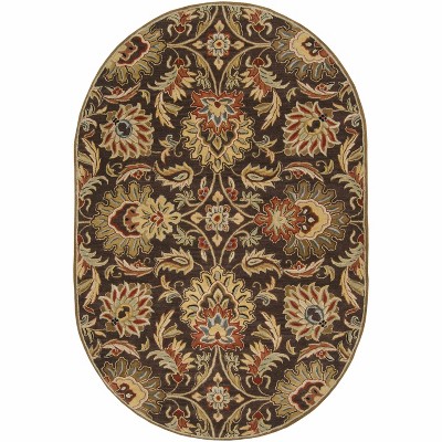 Hauteloom Chesterton 1028 Hand Tufted Brown Wool Rug