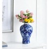 Dexmalle Valora Blue and White Vase - 4 of 4