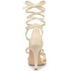 Allegra K Women's Lace-Up Stiletto High Heels Sandals - 4 of 4