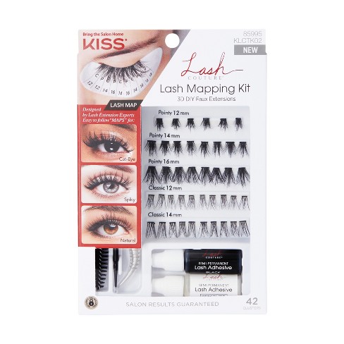 DIY Eyelash Extensions Kit with Tweezers, Adhesive and Remover - Ardell