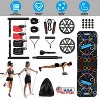 iMountek"Multifunctional Push-Up Board with Pilates Bar, Resistance Bands & 15 Accessories for Full-Body Workout"Black - 3 of 4