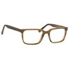 Esquire Mens EQ1557 Rectangular Frame Reading Eyeglasses in Birch Brown 53mm - 3 of 3