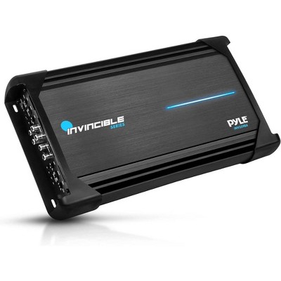 Pyle 18” Class AB Mosfet Amplifier - Invincible Series Bridgeable Amp, 5 Channel 3000 Watts