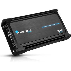 Pyle 18” Class AB Mosfet Amplifier - Invincible Series Bridgeable Amp, 5 Channel 3000 Watts - 1 of 4