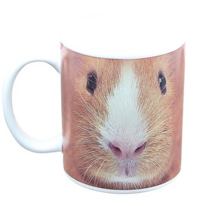 Just Funky Guinea Pig Face 11oz Coffee Mug - 1 of 2