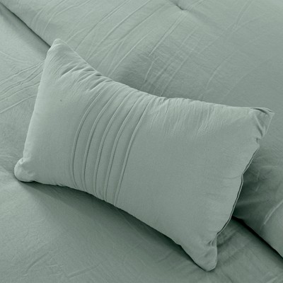 Spa Green Queen Down Alternative Microfiber Comforter Set