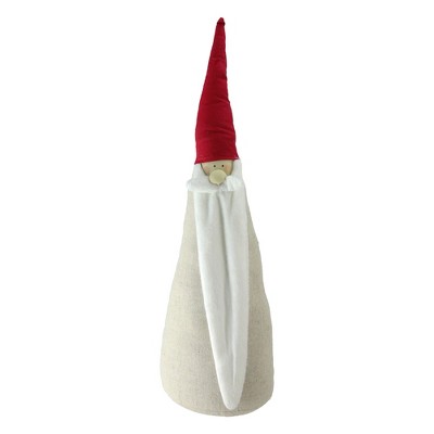 Northlight 16.5" Red and White Santa Gnome Christmas Tabletop Decoration