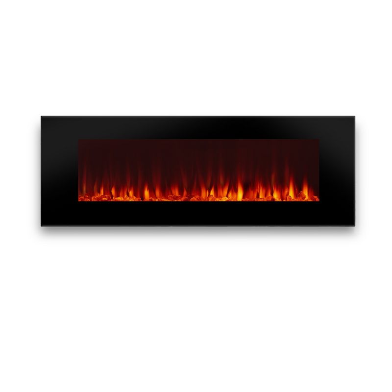 Real Flame 50&#34;  Dinatale Wall Mounted Electric Fireplace Black, 5 of 11