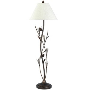 Cal Lighting 150W 3Way Pine Twig Iron Fl Lp - 1 of 4