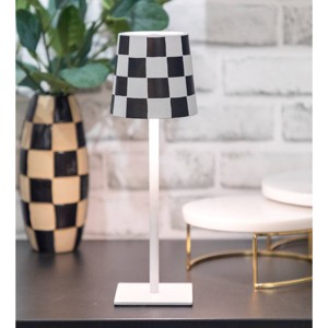 National Brand Portable and Rechargeable LED Touch Lamp Metal Shade - 1 of 3