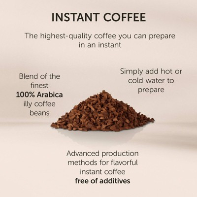 illy Ground Classico Intenso Dark Roast Instant Coffee - 3.3oz
