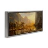 Stupell Industries Yosemite Valley Classic Painting Floating Frame Canvas Art, Gray, 25" x 11" - 2 of 4