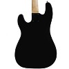 Sawtooth EP Series Electric Bass Guitar with Gig Bag & Accessories, Satin Black w/ Black Pickguard - 4 of 4