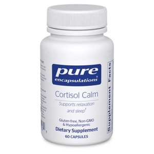 Pure Encapsulations Cortisol Calm - Supports Cortisol Health & Relaxation - Contains Ashwagandha & L-Theanine - Restful Sleep - 1 of 4