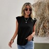 Women's Round Neck Sleeveless Jersey Top- Cupshe - 2 of 4