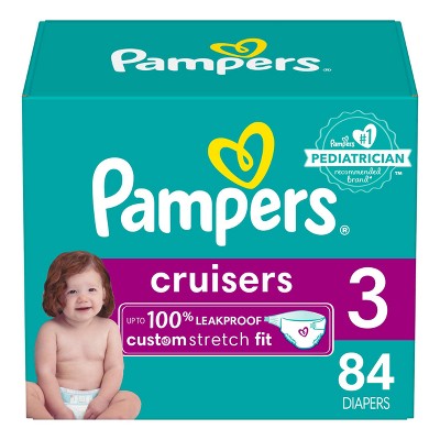 Image of Pampers Cruisers Diapers Super Pack - Size 3 - 84ct
