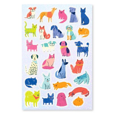 54ct Back to School Stickers for Kids' Pets