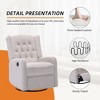 MOONMISS Rocking Recliner Chair,360 Degree Swivel Nursery Rocking Chair,Glider Chair - 2 of 4