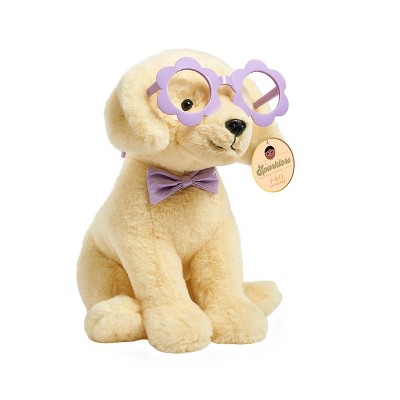 Target 13" Stuffed Plush Puppy Dog Soft Cream Tan Beige Baby Toy Maxx Marketing 