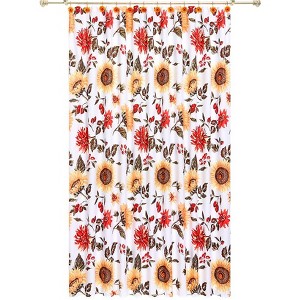 The Lakeside Collection Jacobean Sunflower Bath Collection - Shower Curtain - 1 of 4