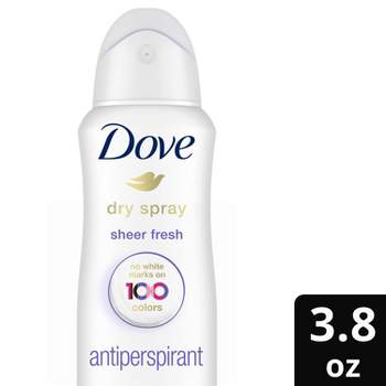 Dove Beauty Sheer Fresh 48-Hour Invisible Antiperspirant & Deodorant Dry Spray - 3.8oz