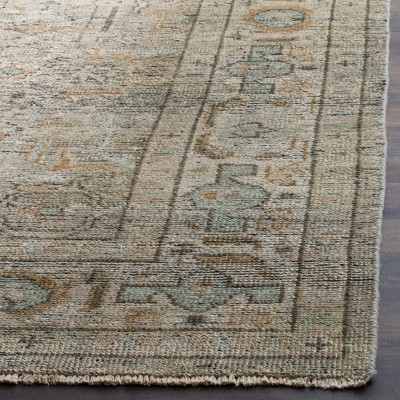 Izmir Blue Hand-Knotted Wool 6' x 9' Area Rug