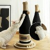 Cat Scratching Post, Premium Cat Scratching Board, Sisal Fiber Cat Scratcher-24.8 Inches with Hanging Ball, Red Wine Bottle Simple Design - 2 of 4