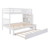 PAGED Twin Size Loft Bed with L-Shaped Desk, Modern Metal Bed Frame with Ladder and Guardrails for Bedroom - 4 of 4
