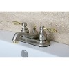 Traditional Bathroom Faucet Satin Nickel And Polished Brass - Kingston Brass  : Target