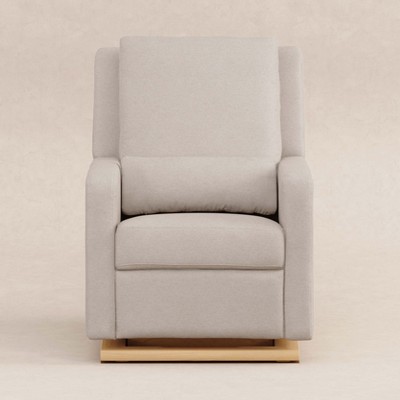 Sigi Sustainable Beach Wood Recliner with USB and Glide Feature