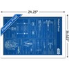 Trends International Star Wars: Saga - Rebel Blueprint Framed Wall Poster Prints - 3 of 4