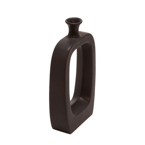 Sagebrook Home Ceramic Vase Creative Contemporary Cut-Out Vase for Decorative Home Table Decor - image 1 of 4