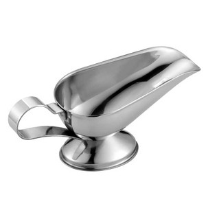 The Lakeside Collection Stainless Steel Gravy Sauce Boat - 1 of 2