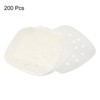 Unique Bargains Non-Stick Square Parchment Grilling Air Fryer Steaming Baking Mats 200 Pcs - 3 of 4