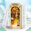 ROBOTIME 3D Jigsaw Puzzle DIY Book Nook Kit,DIY Dollhouse Bookend Stand DIY Bookshelf Insert Decor Gift for Teen Adults, 4.3"*7.5"*9.8" - 4 of 4