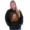 Betty Boop Halloween Be My Boo Hoodie Sweatshirt Women Brisco Brands - 3 of 4