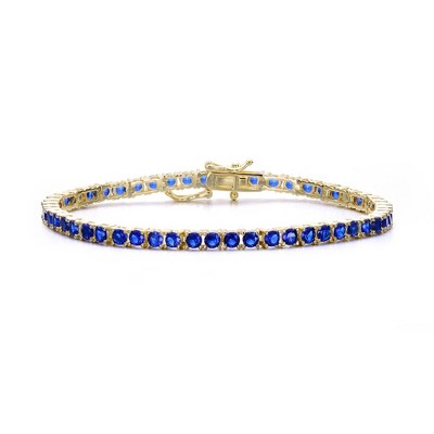 Diamond Tennis Bracelet in 18K White Gold For Sale at