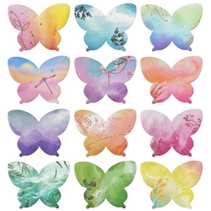 Wrapables Colorful Ethereal Butterfly Sticky Notes (Set of 12) - 1 of 4