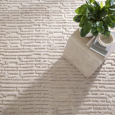 Marie Flanigan 3' x 5' Hand-Knotted Wool Geometric Rug