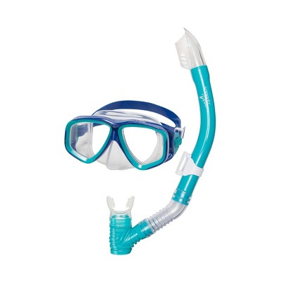 Speedo Junior Mask & Snorkel Set - Ceramic/Clear